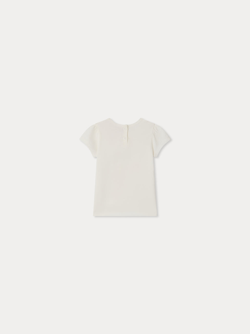 T-SHIRT BONPOINT UPB BLANC LAIT