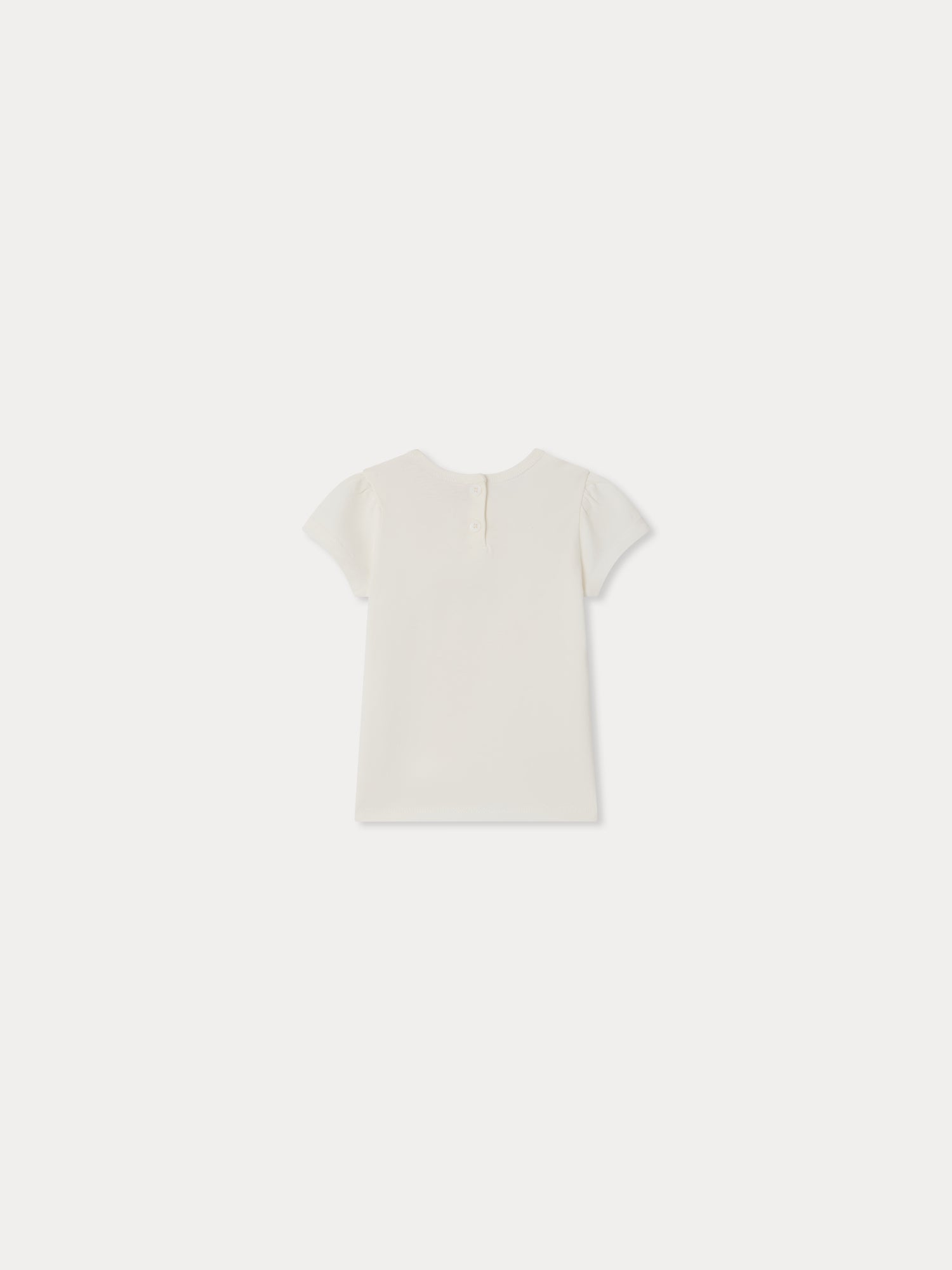 T-SHIRT BONPOINT UPB BLANC LAIT
