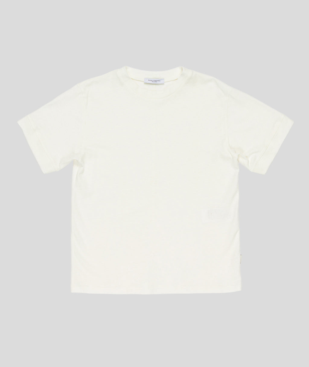 T-SHIRT PAOLO PECORA JUNIOR Gesso