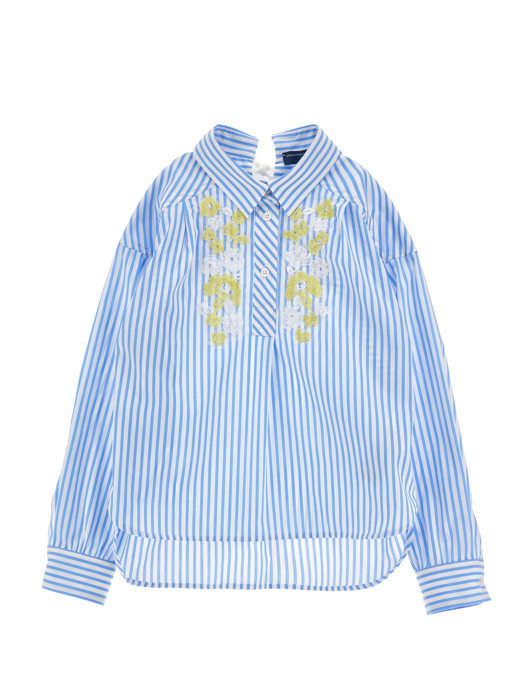 CAMICIA Ermanno Scervino Kids BIANCO / CELESTE